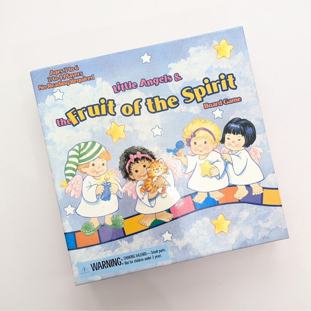 Little Angels & The Fruit of the Spirit Board Game for Children 2004 Christian